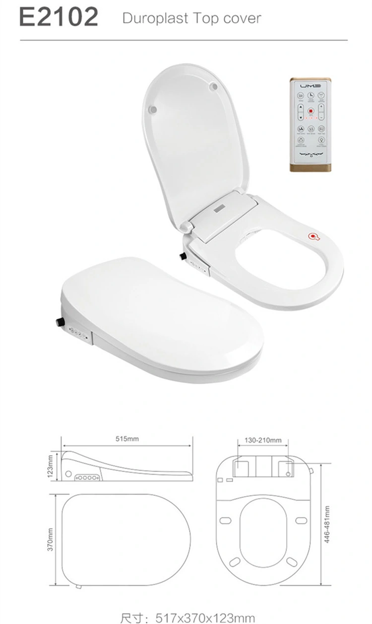 Duroplast Cover Fashion Design Smart Heated Electric Toilet Seat